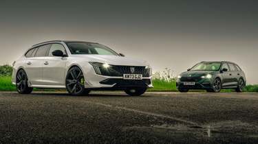 Peugeot 508 PSE and Skoda Octavia vRS estate